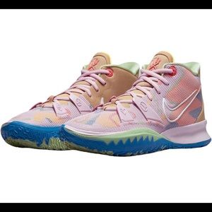 Nike Kyrie 7 Regal Pink 1 World People Basketball Shoe Limited Edition S…